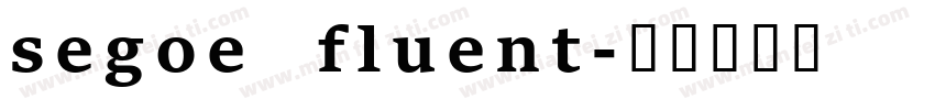 segoe fluent字体转换